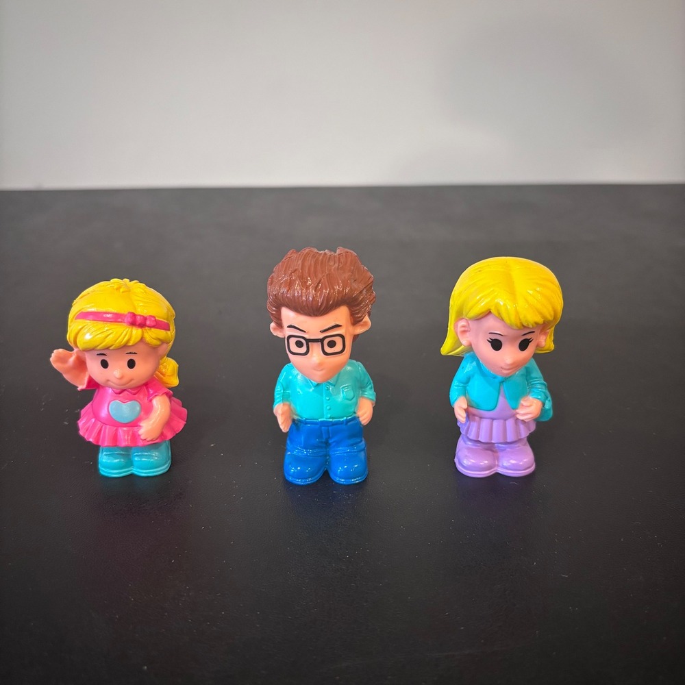 Little People Figures Lot of 3 Vintage Toy Figures Collectible